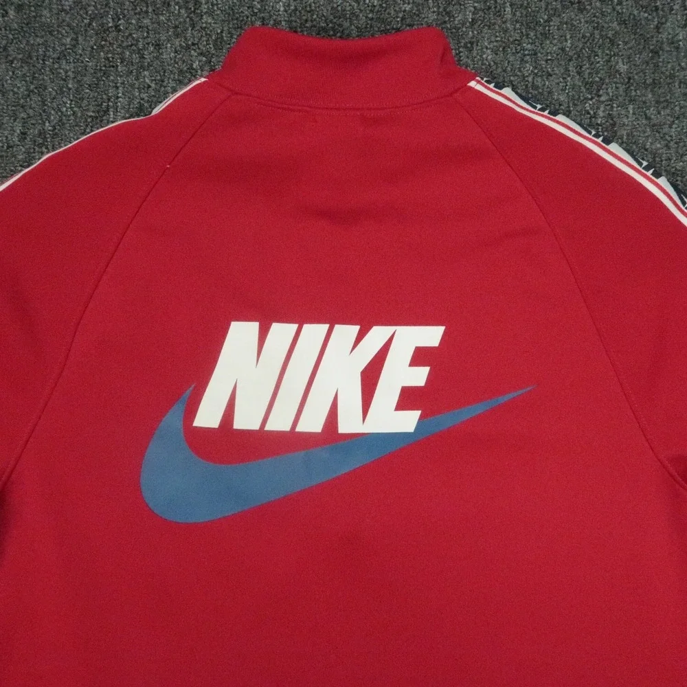 Nike Jacket Mens Small‎ Red Taped Retro Track Full Zip Sportswear